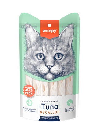 Creamy Lickable Cat Treats – Tuna & Scallop (14g x 25pc) - pzsku/Z26DE46EC13C99E74CBE2Z/45/_/1737464480/dfb8089b-aab3-4f42-ac7d-cc51fc10f5a6