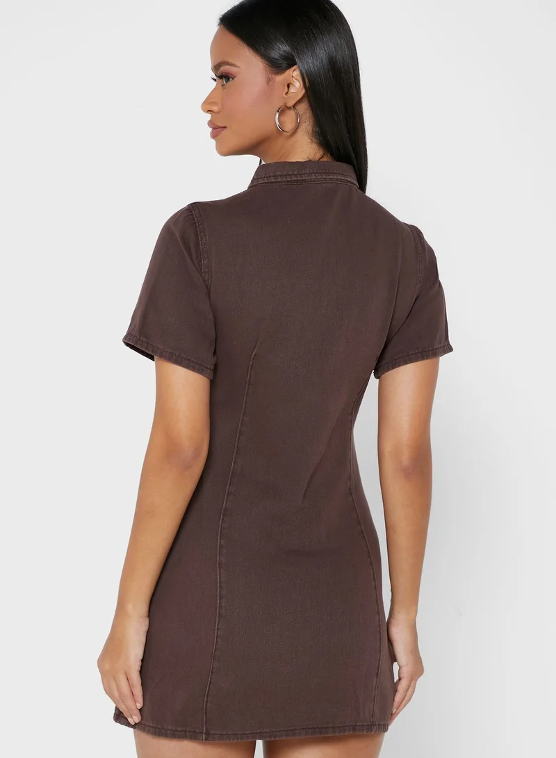 GLAMOROUS Knitted Bodycon Dress