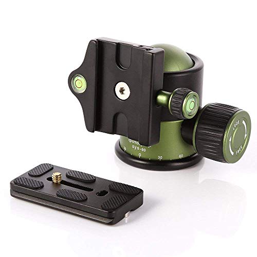 Foto4easy 20KG Aluminium Alloy Heavy Duty Camera Tripod Ball Head with QR Quick Release Plate 1/4" Screw for Canon,Nikon,Sony DSLR Camera Tripods Monopod - Image 3