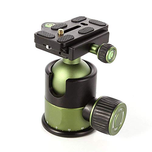Foto4easy 20KG Aluminium Alloy Heavy Duty Camera Tripod Ball Head with QR Quick Release Plate 1/4" Screw for Canon,Nikon,Sony DSLR Camera Tripods Monopod - Image 1