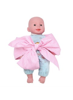 Zerodis Zerodis Baby Swaddle Wrap Sash, Cotton Maternity Bowknot Newborn Infant Blanket for Photo Shot, Newborn Baby Swaddle Blankets Receiving Blankets Infant Baby Gifts(Light Plaid)  - Image 3