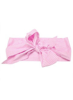 Zerodis Zerodis Baby Swaddle Wrap Sash, Cotton Maternity Bowknot Newborn Infant Blanket for Photo Shot, Newborn Baby Swaddle Blankets Receiving Blankets Infant Baby Gifts(Light Plaid)  - Image 5