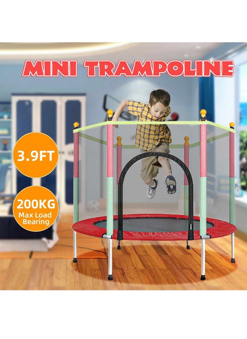 Generic - Indoor Trampoline with Protection Net Adult Children Jumping Bed Enclosure Outdoor Trampolines Workout Fitness Equipment - Image 1