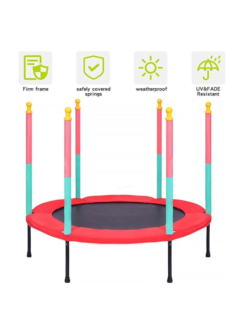 Generic - Indoor Trampoline with Protection Net Adult Children Jumping Bed Enclosure Outdoor Trampolines Workout Fitness Equipment - Image 1
