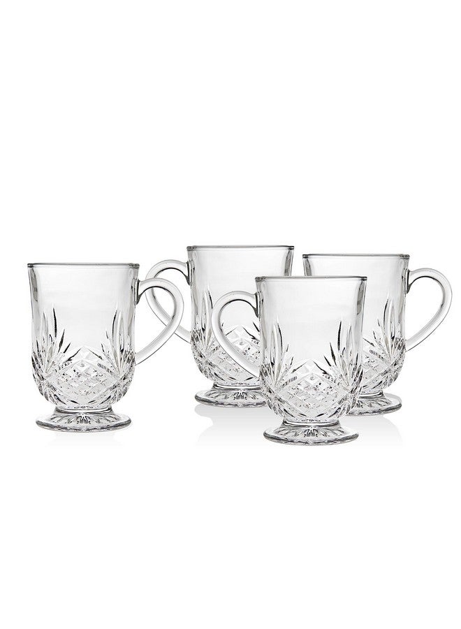 Godinger أكواب قهوة غودينجر، أكواب شاي أو ماء ساخن - مجموعة دبلن، مجموعة من 4، 10 أونصات سائلة - Image 2