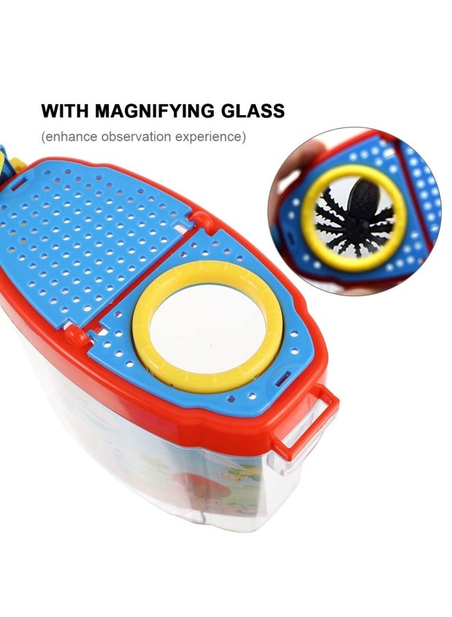 صندوق صيد الحشرات, لعبة مستكشف الحشرات, حاوية الحشرات للأطفال, مجموعة مكبرة للأطفال, لعبة حاوية الحشرات للصيد والمراقبة, لعبة المغامرة في الهواء الطلق - Image 5
