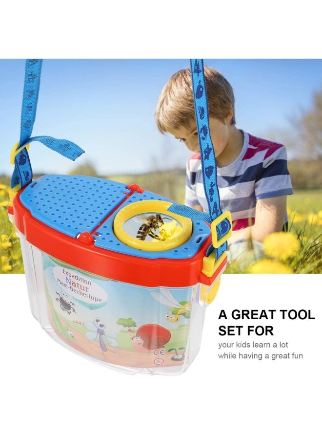 صندوق صيد الحشرات, لعبة مستكشف الحشرات, حاوية الحشرات للأطفال, مجموعة مكبرة للأطفال, لعبة حاوية الحشرات للصيد والمراقبة, لعبة المغامرة في الهواء الطلق - Image 4