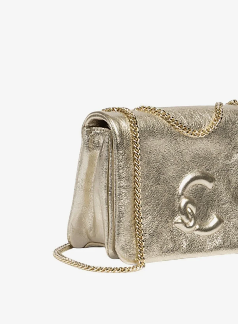 COCCINELLE Gold DULSE Mini Shoulder Bag for Women | Best Price UAE