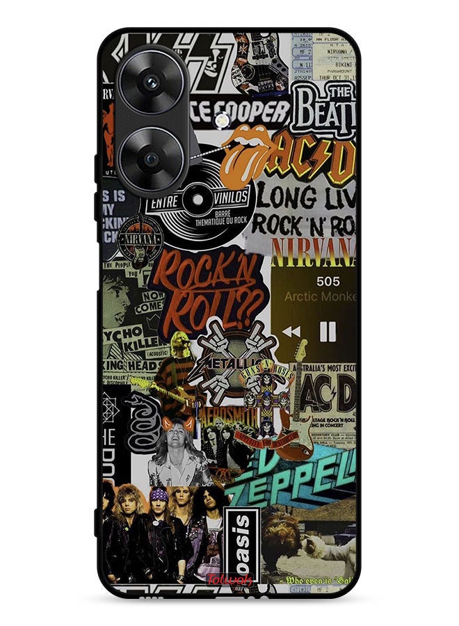 Tolwak Realme Note 60 4G Protective Case Cover Long Live Rock N Roll - Image 1