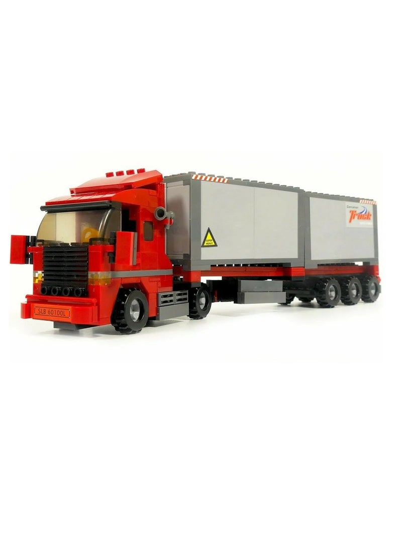 Sluban Sluban - Town Double Van Freight Trian Bricks Set 345 Pieces - M38-B0338  - Image 2