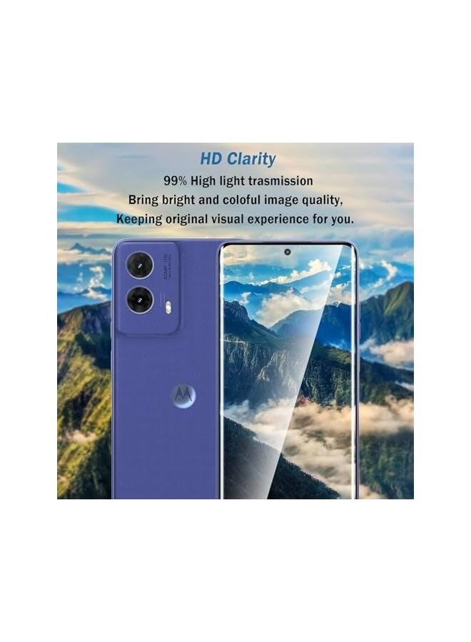 PROMASS Screen Protector For Motorola Moto G85 5G Tempered Glass Screen Protector Full Glue Edge-to-edge Anti Scratch Bubble Free for Moto G85 5G - Image 4