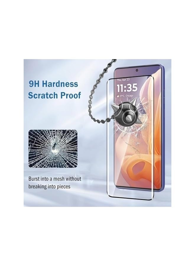 PROMASS Screen Protector For Motorola Moto G85 5G Tempered Glass Screen Protector Full Glue Edge-to-edge Anti Scratch Bubble Free for Moto G85 5G - Image 5