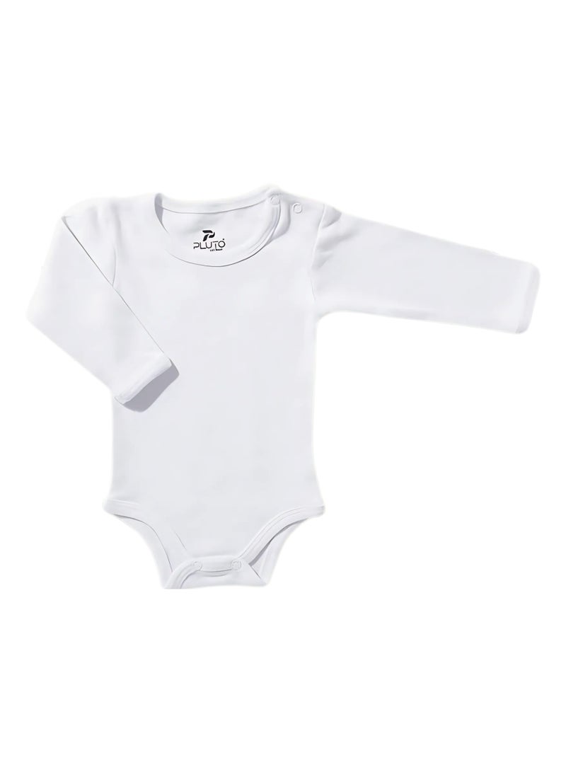 Pluto Pack of 3 Cotton Long Sleeve Bodysuit for Baby - Image 2