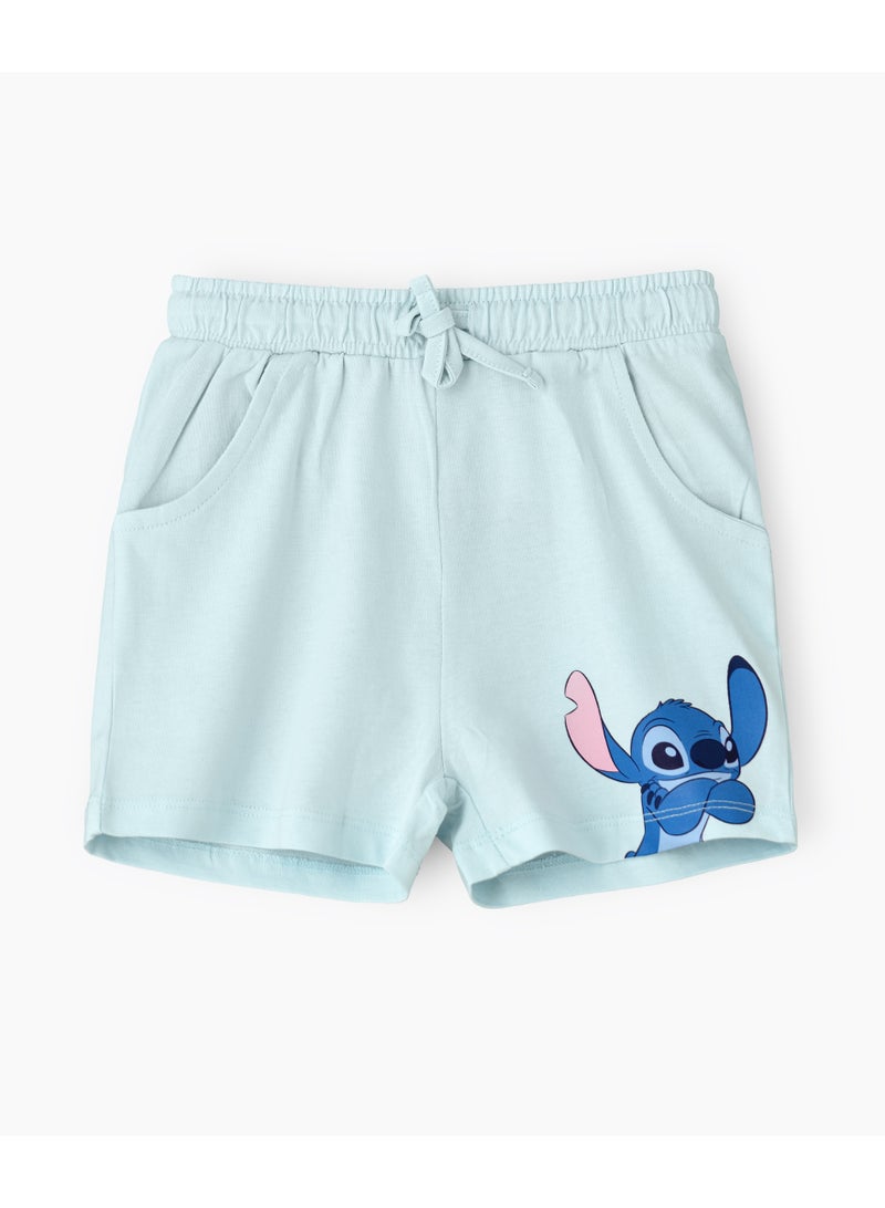 ديزني شورت بناتي بطبعة ليلو وستيتش - Image 1