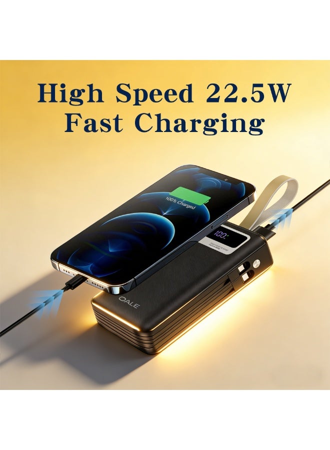Oale Portable Charger Power Bank iPower P30000 - 27000mAh Battery Pack, 22.5W Fast Charging Power bank,Travel Essential for Portable Phone Charger - Image 2
