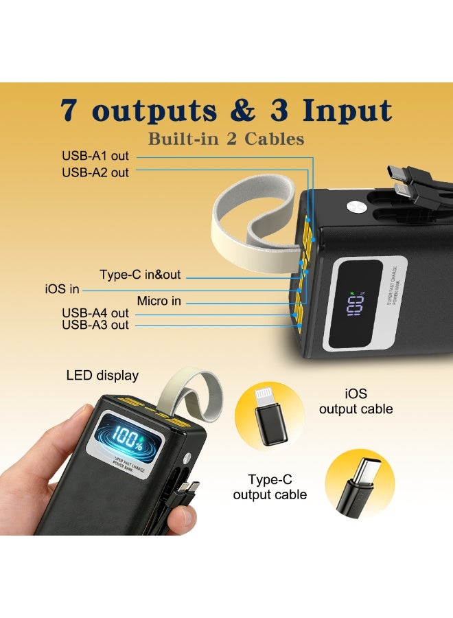 Oale Portable Charger Power Bank iPower P30000 - 27000mAh Battery Pack, 22.5W Fast Charging Power bank,Travel Essential for Portable Phone Charger - Image 4