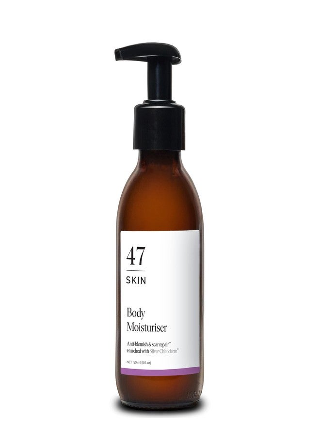 47 Skin مرطب للجسم 47 سكين مضاد للعيوب ومُرمِّم للندبات، غني بـ Silver Chitoderm، مناسب لجميع أنواع البشرة، مرطب للبشرة الصافية، 150 مل - Image 1