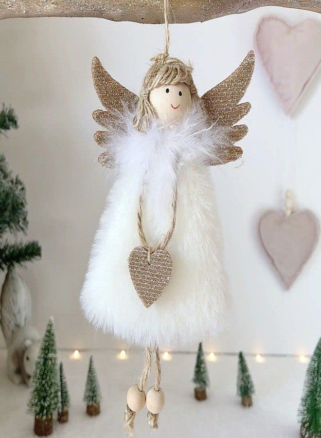 THE BROWN BOX: Christmas Angel Doll Pendant Tree Hanging Ornaments, 3 Pieces, Xmas Decorations Items - Image 3