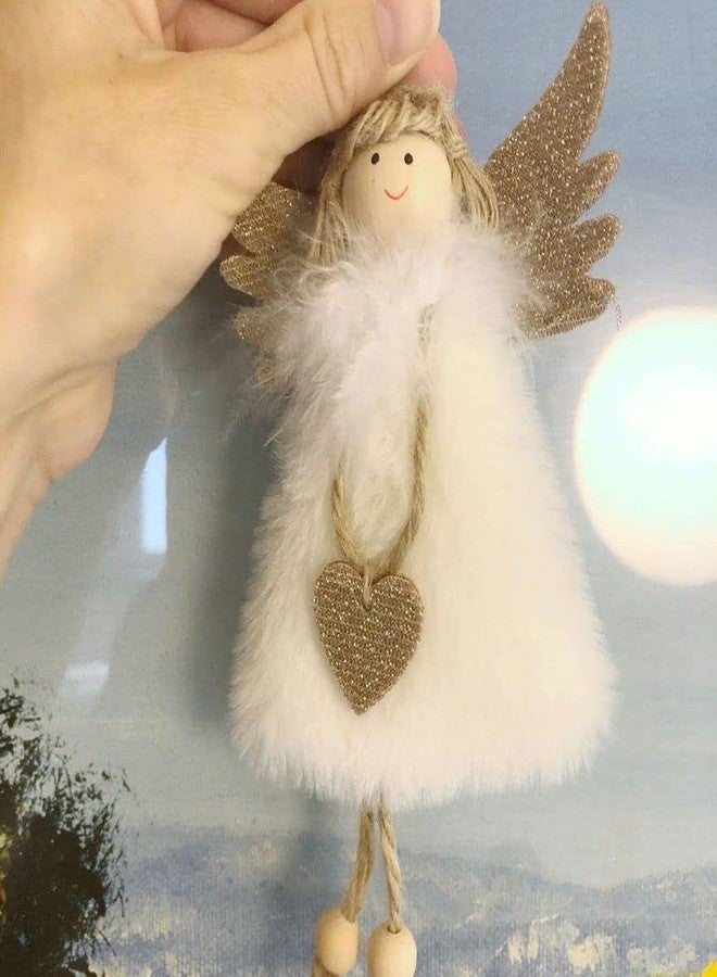 THE BROWN BOX: Christmas Angel Doll Pendant Tree Hanging Ornaments, 3 Pieces, Xmas Decorations Items - Image 5