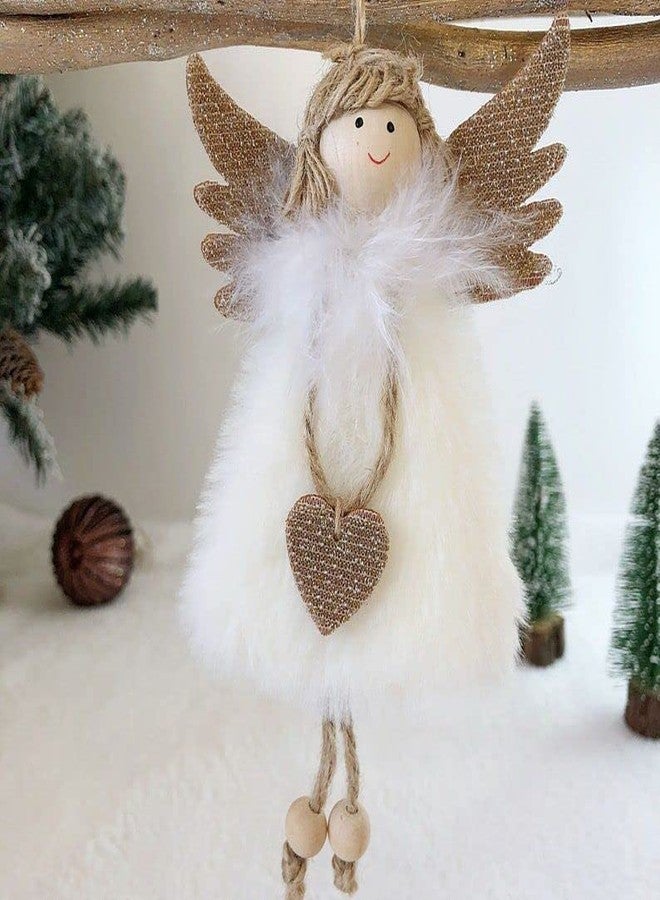 THE BROWN BOX: Christmas Angel Doll Pendant Tree Hanging Ornaments, 3 Pieces, Xmas Decorations Items - Image 4