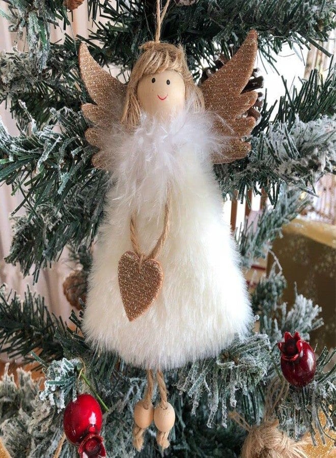 THE BROWN BOX: Christmas Angel Doll Pendant Tree Hanging Ornaments, 3 Pieces, Xmas Decorations Items - Image 1