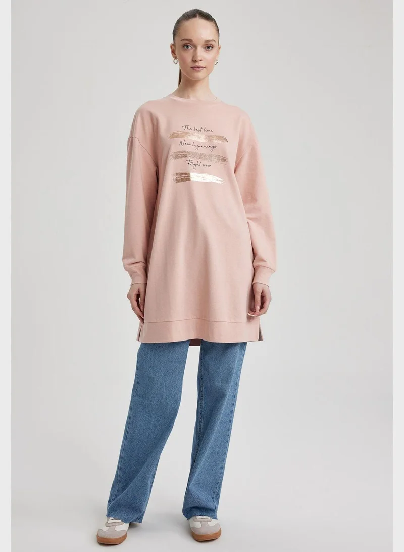 DeFacto Crew Neck Sweatshirt