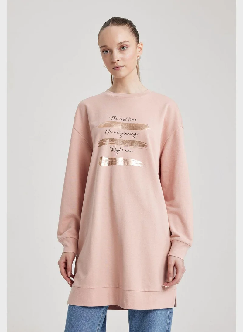 DeFacto Crew Neck Sweatshirt