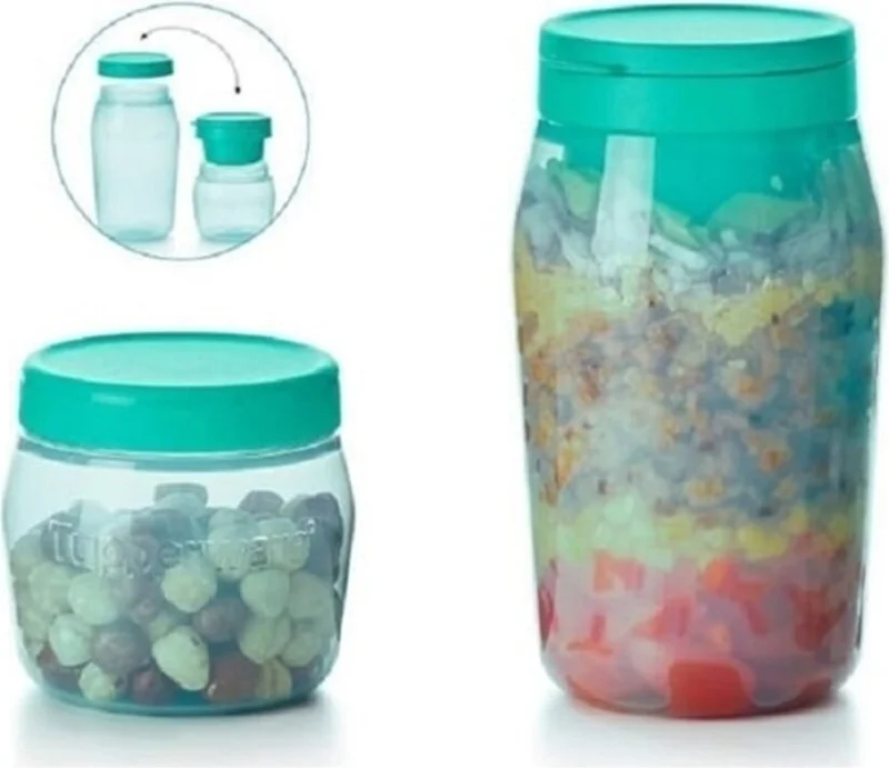 Tupperware Multi-Purpose Jar 2-Piece Storage Container 825ML-325MLVIOLAHOME