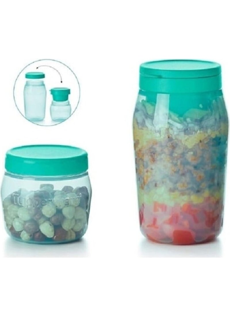 Tupperware - Multi-Purpose Jar 2-Piece Storage Container 825ML-325MLVIOLAHOME - Image 1