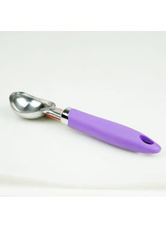 Penguen 1736 Silicone Handled Ice Cream Spoon (Ladle) Purple 