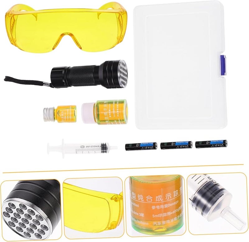 2 Pcs Transparent Car AC Leak Detector Kit for Automotive and Household Refrigeration Systems - Image 4