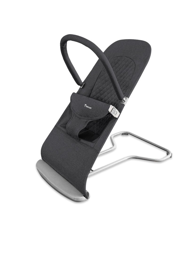 TEKNUM - 3 - Stage Baby Bouncer/ Recliner Seat - Black - Image 1