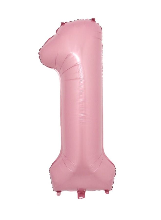 ThePartyPopper 40 Inch Light Pink Number Balloon (1)