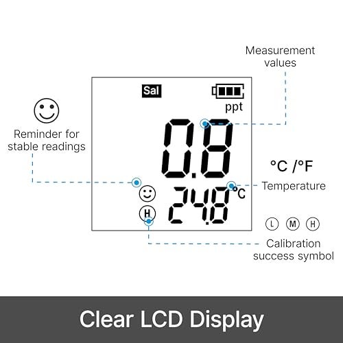 Apera Instruments مجموعة اختبار ملوحة Apera Instruments Value Series Salt20 (AI214) - Image 5