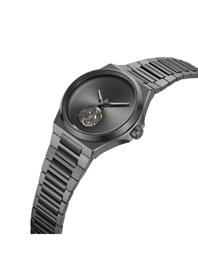 Kenneth Cole New York Verrazzano Men's 43.5mm Automatic Watch with Black Dial & Stainless Steel Bracelet