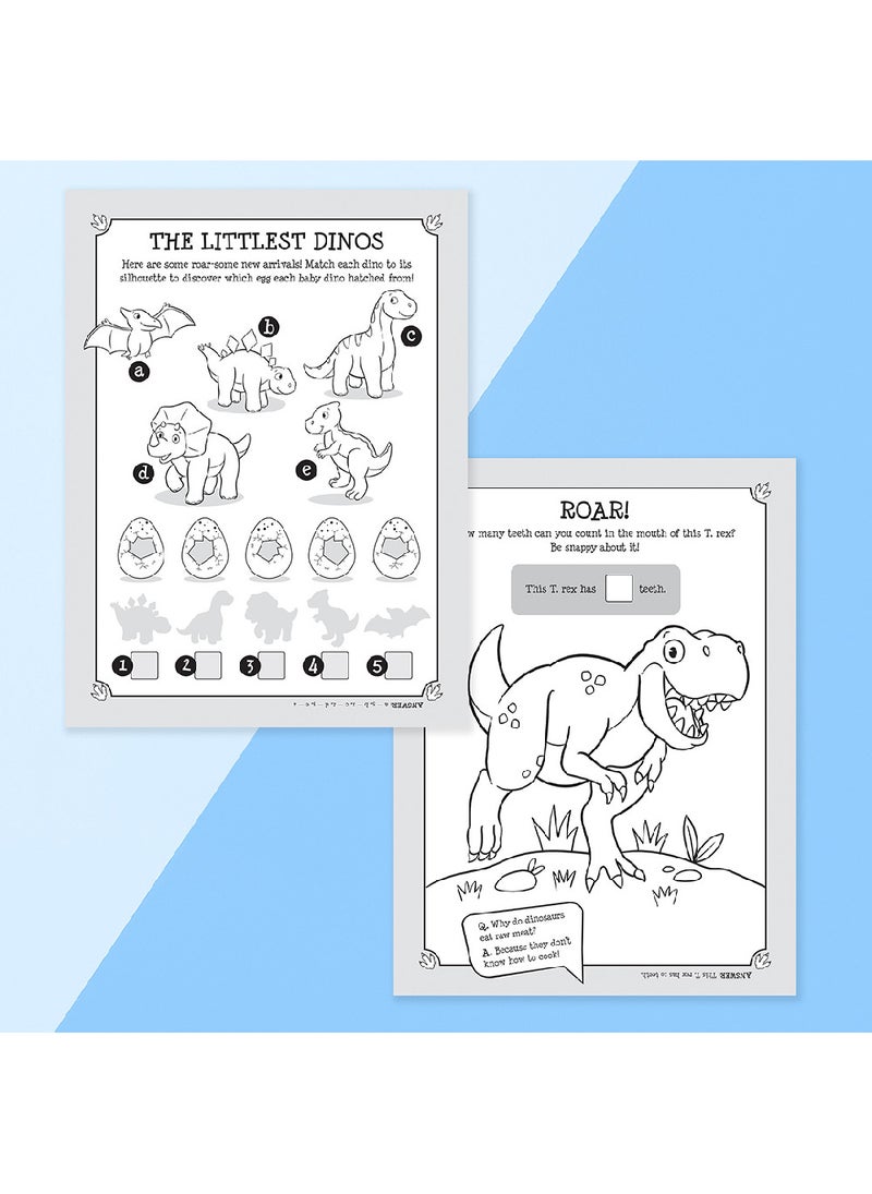 Hinkler مجموعة اكتشاف الديناصورات المفاجئة من هينكلر - مجموعة أنشطة ممتعة للأطفال، بطاقات خدش لكشف حقائق وصور الديناصورات المخفية - Image 3