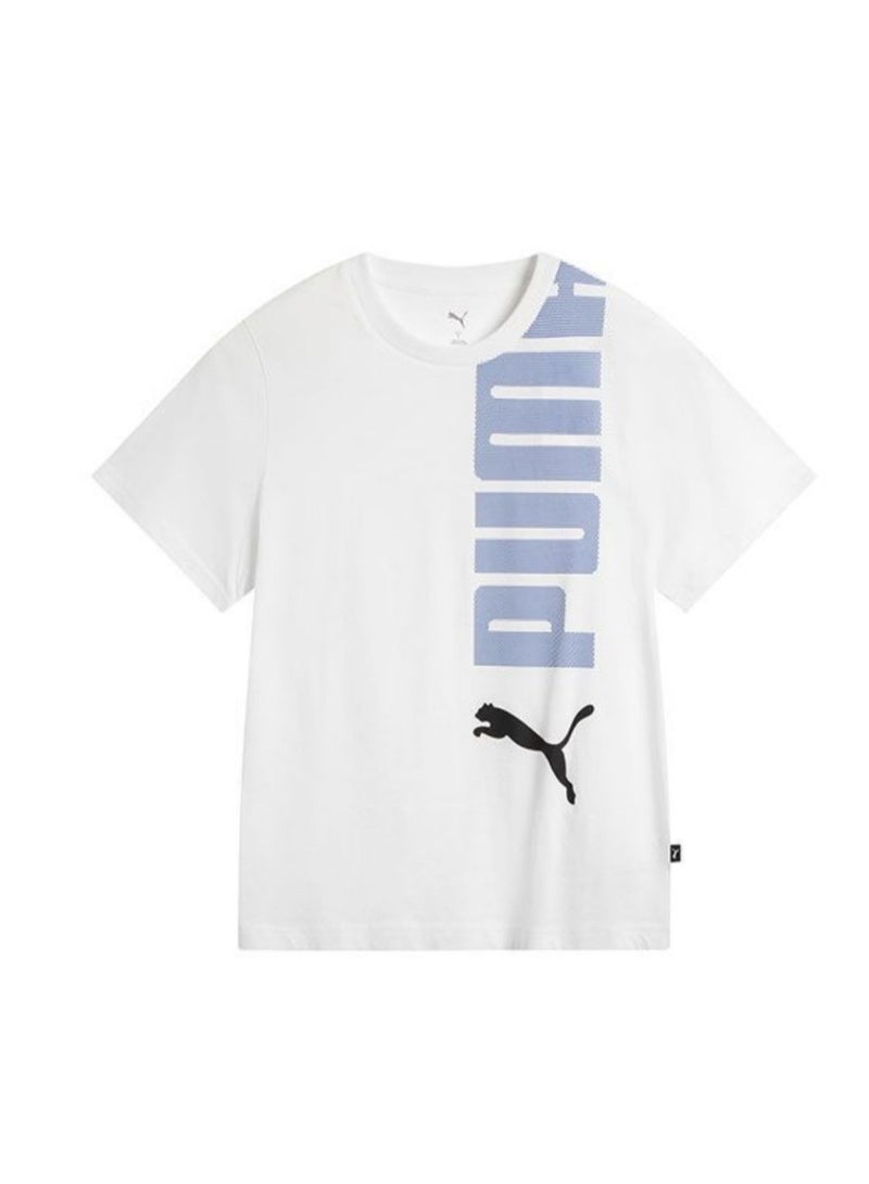 PUMA White PUMA Casual Sports T-Shirt-L - Image 1