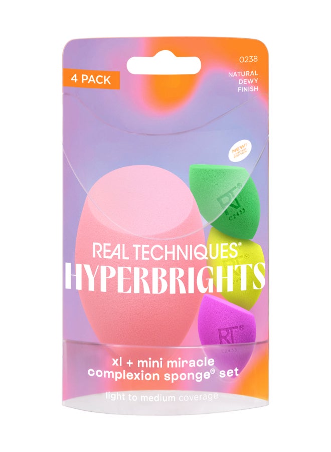 REAL TECHNIQUES Hyperbrights Xl + Mini Miracle Complexion Sponge S Multicolour - Image 1