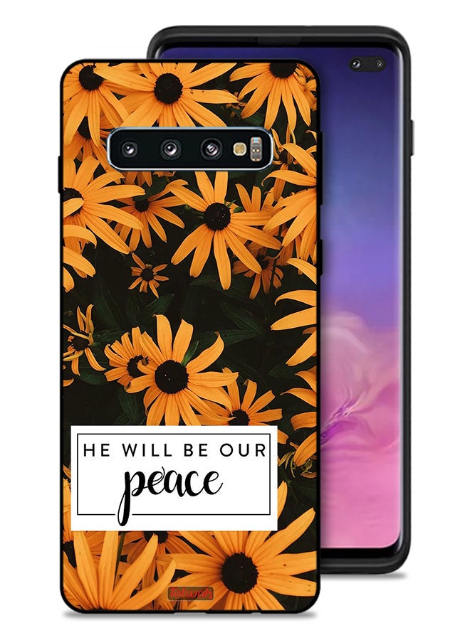 Tolwak Samsung Galaxy S10 Plus Protective Case Cover He Will Be Our Peace - Image 1