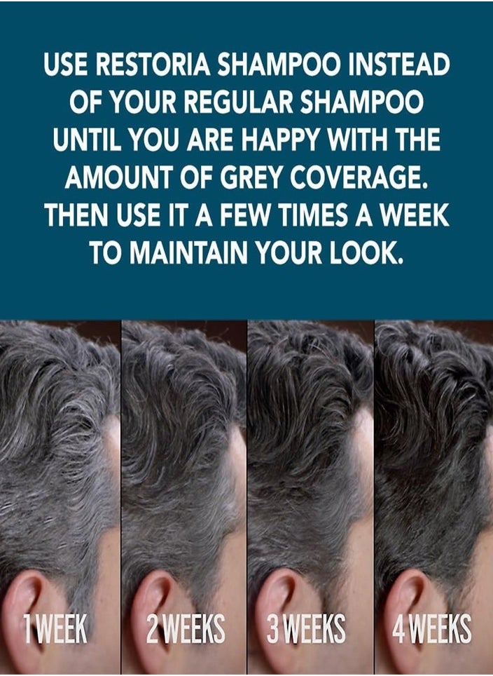 Restoria Discreet - Hair Color Restoring Shampoo - Image 1