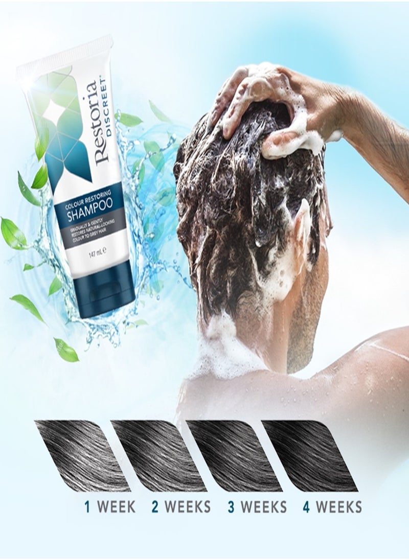 Restoria Discreet - Hair Color Restoring Shampoo - Image 1