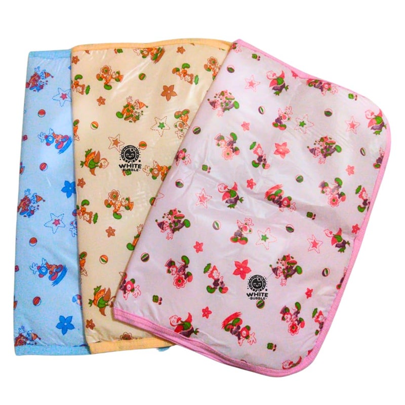 White Bubble White Bubble Reusable Baby Bed Protector Waterproof Quick Dry for Newborns 06 Month New Borm Baby 