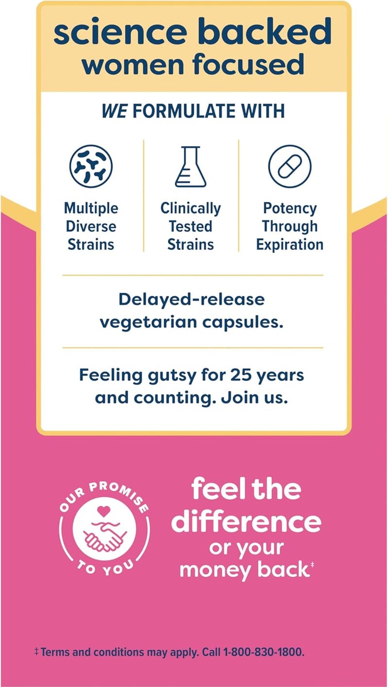 Renew Life Womens Wellness Vaginal and Urinary Probiotic and Cranberry Supplement Probiotic Supplement for pH Balance for Women Digestive Health Dairy Soy and GlutenFree 35 Billion CFU 60 Ct - Image 5