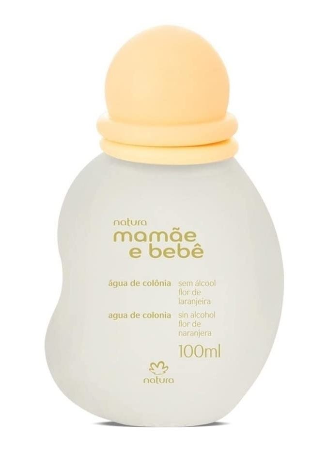 Natura natura  Linha Mamae e Bebe  Agua de Colonia Flor de Laranjeira sem Alcool 100 Ml  Mom  baby Collection  Orange Blossom Cologne without Alcohol 338 Fl Oz  - Image 3