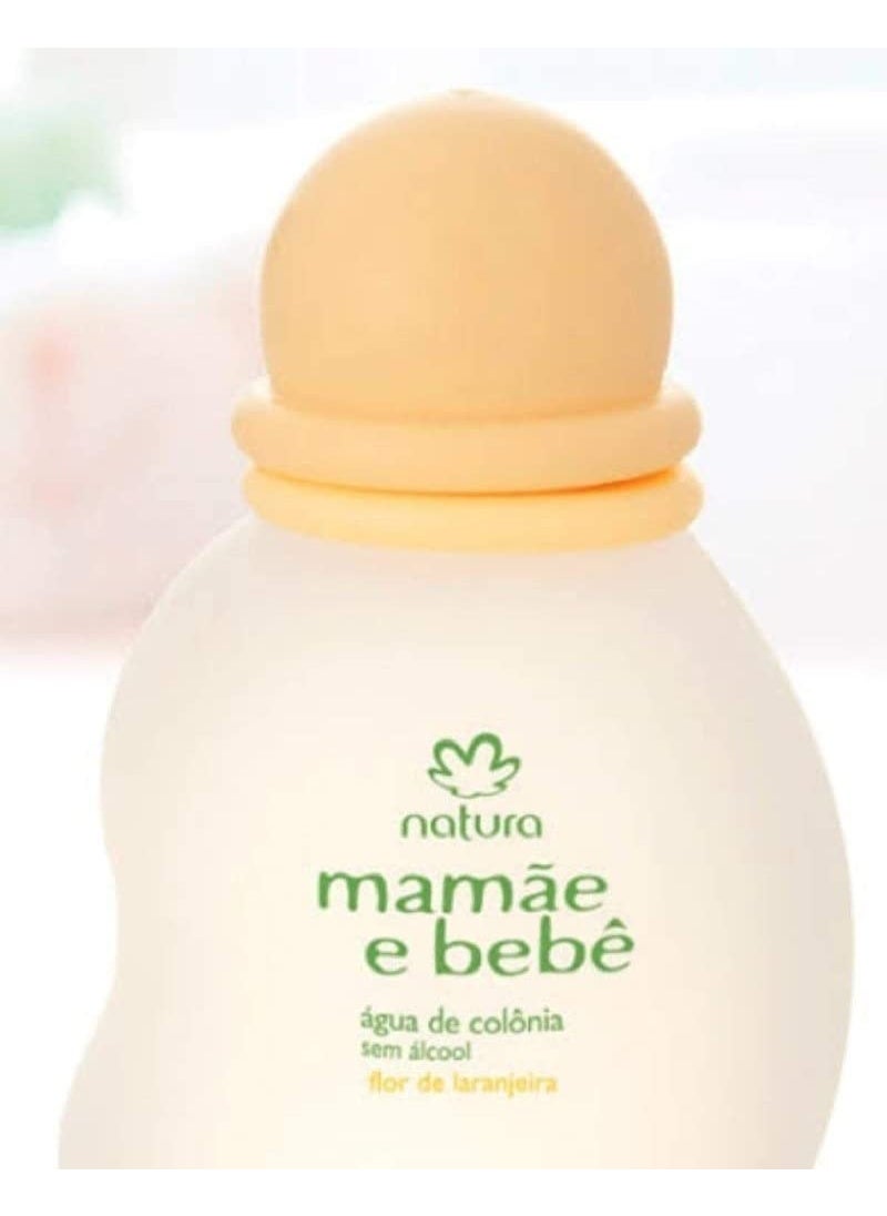 Natura natura  Linha Mamae e Bebe  Agua de Colonia Flor de Laranjeira sem Alcool 100 Ml  Mom  baby Collection  Orange Blossom Cologne without Alcohol 338 Fl Oz  - Image 4