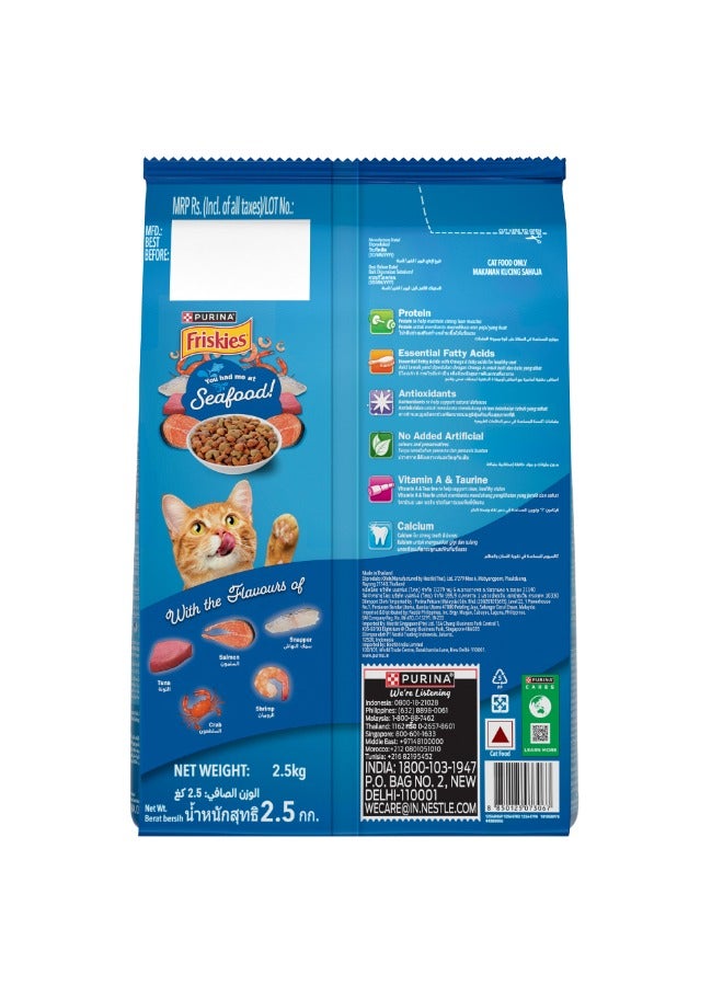 Purina Friskies Adult Seafood Sensations Dry Cat Food - Image 2