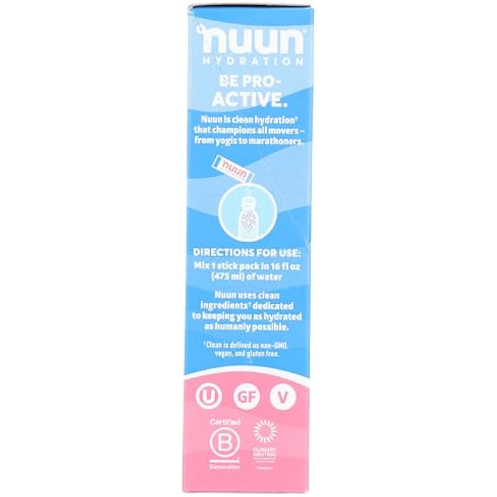 Nuun Pink Lemonade Sport Powder 10 Count, 0.17 Oz - Image 4