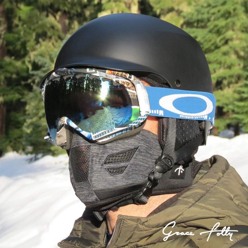 Grace Folly Neoprene Winter Half Face Mask for Skiing, Snowboarding, and Motorcycling with Air Vents - Image 2