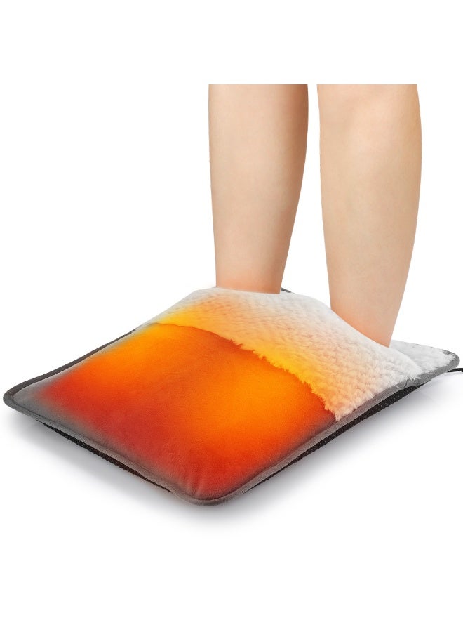 general USB Rechargeable Foot Warmer Mat - 50℃ Constant Temp Detachable Heated Liner Washable Cover for Home Office Use - Image 1