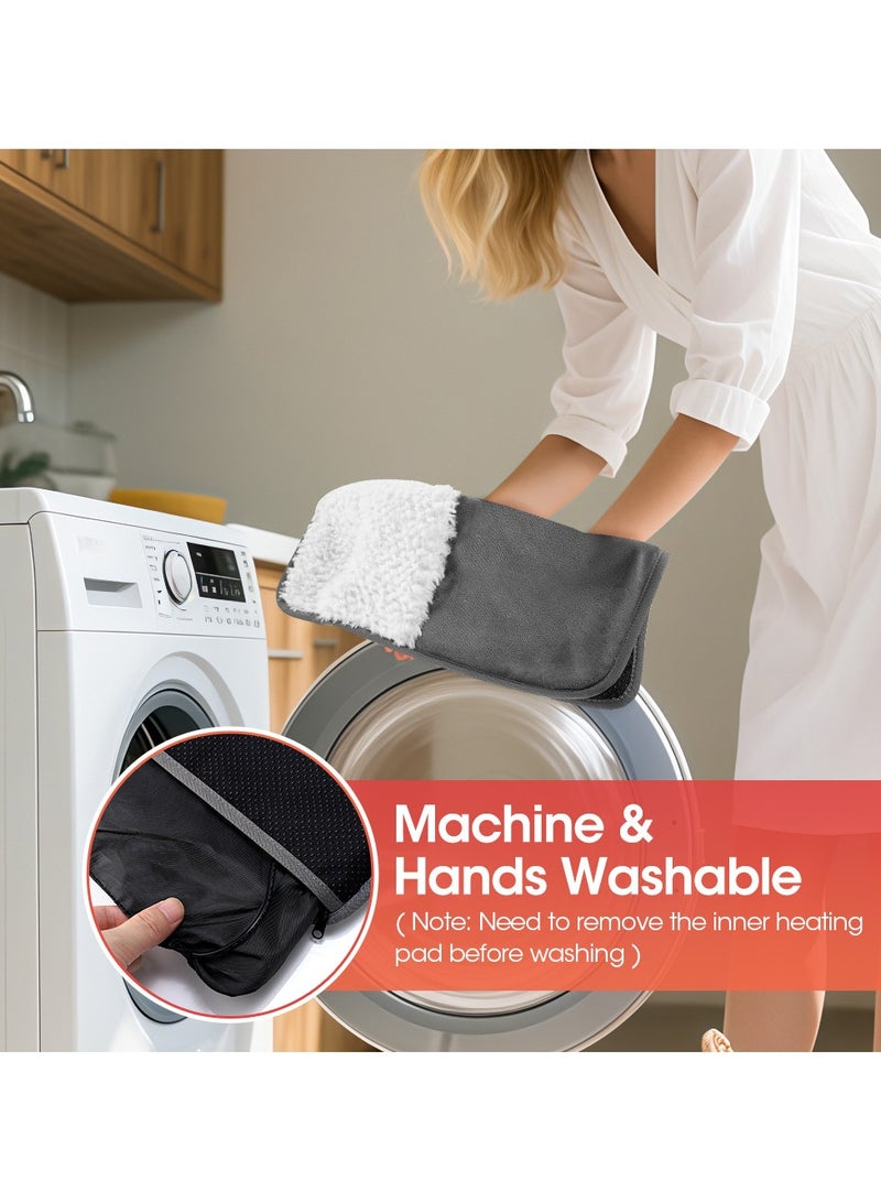 general USB Rechargeable Foot Warmer Mat - 50℃ Constant Temp Detachable Heated Liner Washable Cover for Home Office Use - Image 5